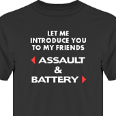 T-shirt, Hoodie i kategori Attityd: Assault & Battery