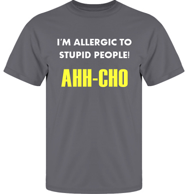 T-shirt UltraCotton Blyertsgr i kategori Attityd: Ahh-Cho