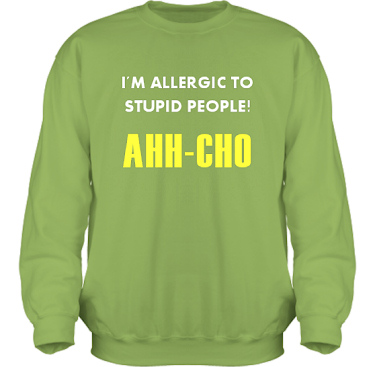 Sweatshirt HeavyBlend Kiwi i kategori Attityd: Ahh-Cho