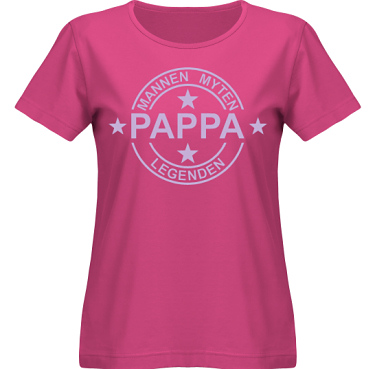 T-shirt SouthWest Dam Cerise/Lila tryck i kategori Familj/Kärlek: Myten Legenden Pappa