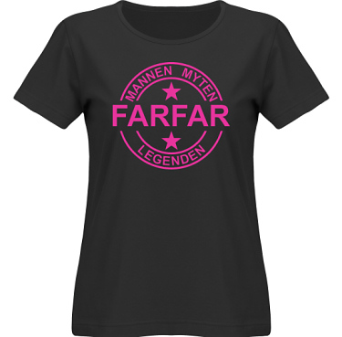 T-shirt SouthWest Dam Svart/Cerise tryck i kategori Familj/Kärlek: Myten Legenden Farfar