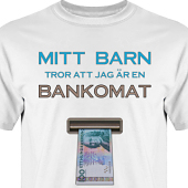 T-shirt, Hoodie i kategori Familj/Krlek: Bankomat