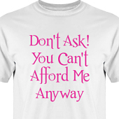 T-shirt, Hoodie i kategori Attityd: Do not ask