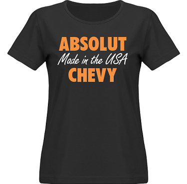 T-shirt SouthWest Dam Svart/Orange tryck i kategori Motor: Absolut Chevy