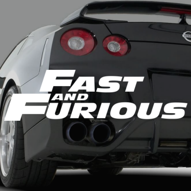 Dekal Fast and Furious i kategori Motor: Dekal Fast and Furious