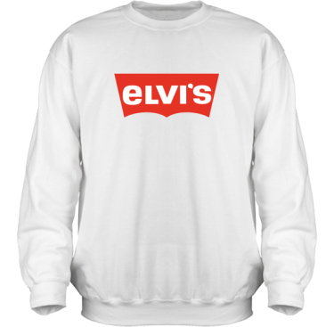 Sweatshirt HeavyBlend Vit i kategori Musik: Elvis