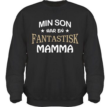 Sweatshirt HeavyBlend Svart i kategori Familj/Kärlek: Fantastisk Mamma