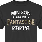 T-shirt, Hoodie i kategori Familj/Kärlek: Fantastisk Pappa