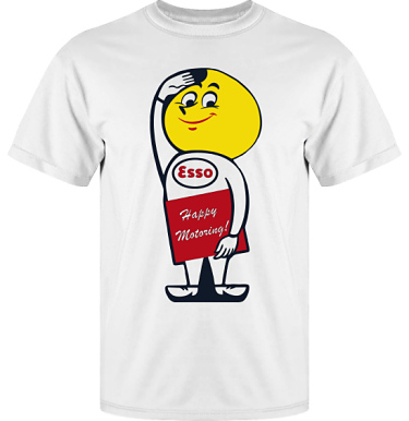 T-shirt Vapor i kategori Motor: Esso Oil Drop Man