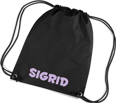 Gym Bag Svart i kategori Eget namn/text: Gym Bag Svart