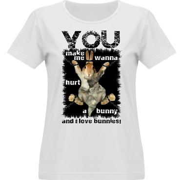 T-shirt Vapor Dam  i kategori Attityd: Hurt A Bunny