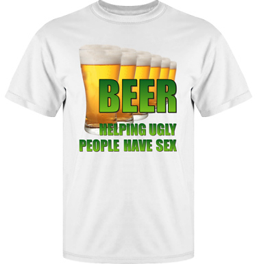T-shirt Vapor i kategori Alkohol: Helping Ugly People