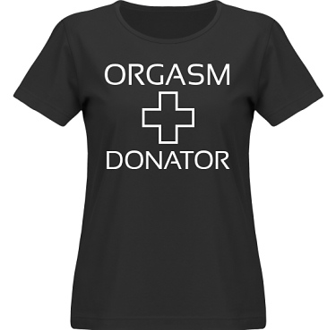 T-shirt SouthWest Dam Svart/Vitt tryck i kategori Sexxx: Orgasmdonator