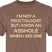 T-shirt, Hoodie i kategori Attityd: Proctologist