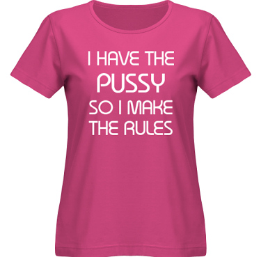 T-shirt SouthWest Dam Cerise/Vitt tryck i kategori Sexxx: I make the rules