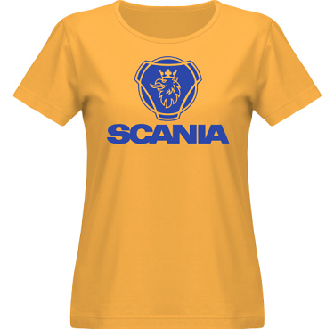 T-shirt SouthWest Dam Gul/Royalbltt tryck  i kategori Motor: Scania