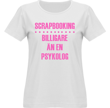 T-shirt SouthWest Dam Vit/Cerise tryck i kategori Scrapbooking: Billigare än en psykolog