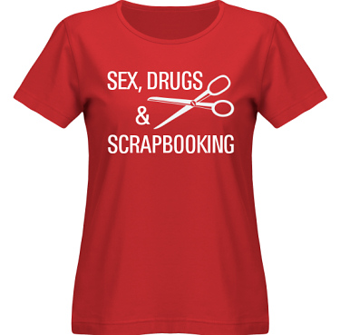 T-shirt SouthWest Dam Rd/Vitt tryck i kategori Scrapbooking: Sex Drugs Scrapbooking