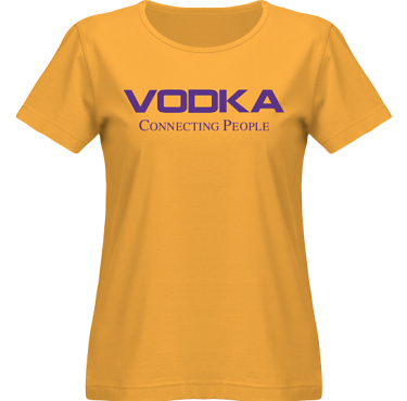 T-shirt SouthWest Dam Gul/Violett tryck i kategori Alkohol: Connecting People