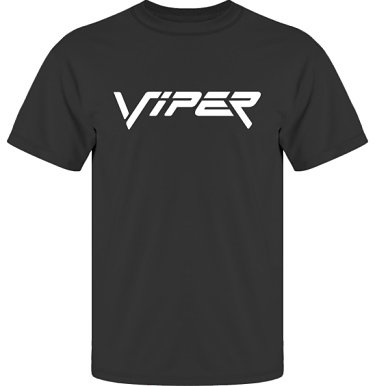 T-shirt UltraCotton Svart/Vitt tryck i kategori Motor: Viper