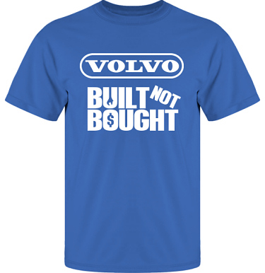T-shirt UltraCotton Royalbl/Vitt tryck  i kategori Motor: Volvo Built Not Bought